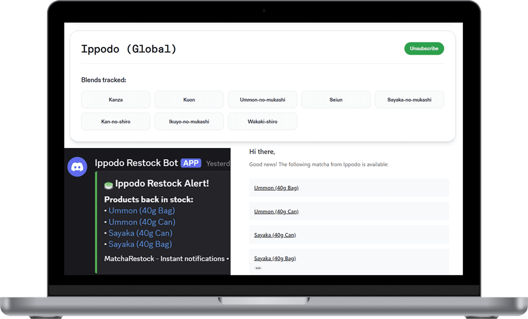 Restock project screenshot